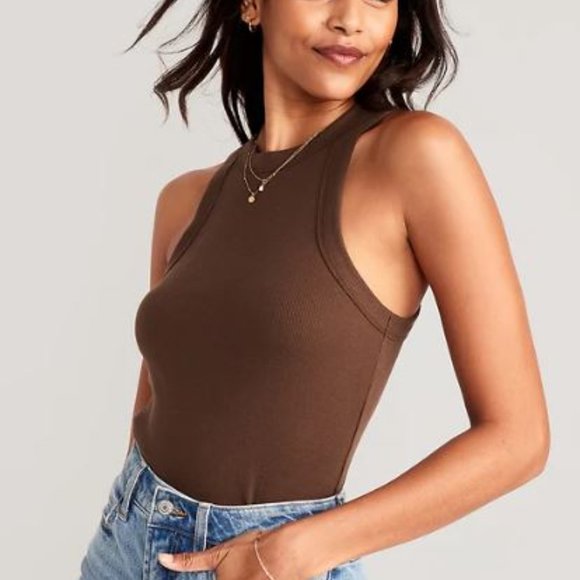 BNWOT - Cropped Ribbed Tank Top - Picture 2 of 9